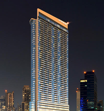 برج هتل و اقامتگاه DAMAC PARAMOUNT (پارامونت) در دبی